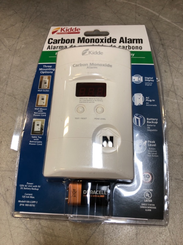Photo 1 of Kidde Nighthawk Carbon Monoxide Detector, AC-Plug-In with Battery Backup, Digital Display
