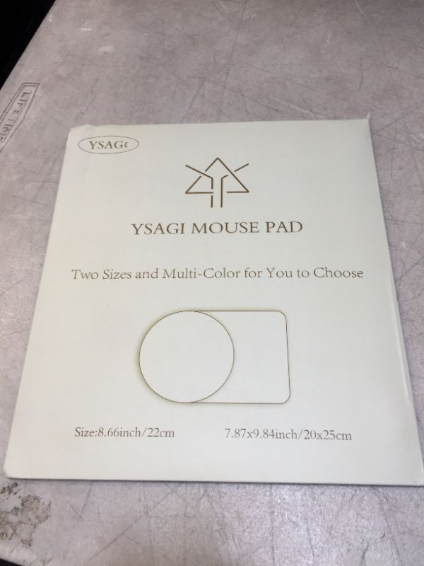 Photo 1 of YSAGI mouse pad two sizes and multi color ( FACTORY SEALED ) 