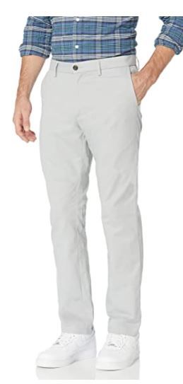 Photo 1 of Amazon Essentials Men's Slim-fit Wrinkle-Resistant Flat-Front Chino Pant - size 
34W x 32L

