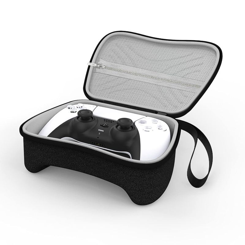 Photo 1 of UPOK PS5 Controller Travel Case, Playstation DualSense Game Controllers EVA Hard Shell Case Storage Carrying Bag for PS5/PS4/Xbox/Nintendo Switch Controller
