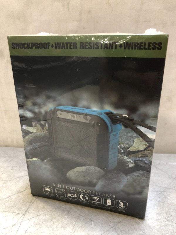 Photo 2 of Wireless Bluetooth 4.1 Speaker, Best Shockproof Waterproof Shower Speakers with 10 Hour Rechargeable Battery Life, Powerful Audio Driver, Pairs with All Bluetooth Devices P8(Blue)
