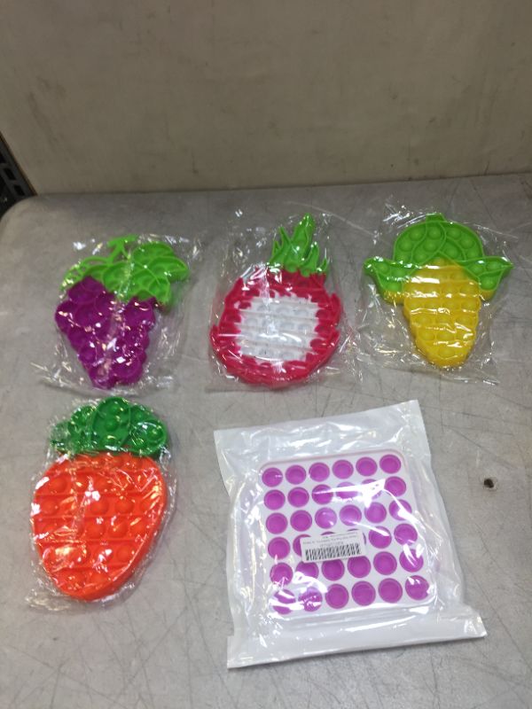 Photo 1 of 5 pcs bubble pop sensory toys 