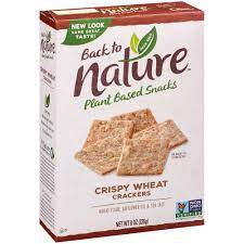 Photo 1 of Back to Nature Crispy Wheat Crackers, 8 Oz. exp- Sep 09/2021 - 5 boxes 