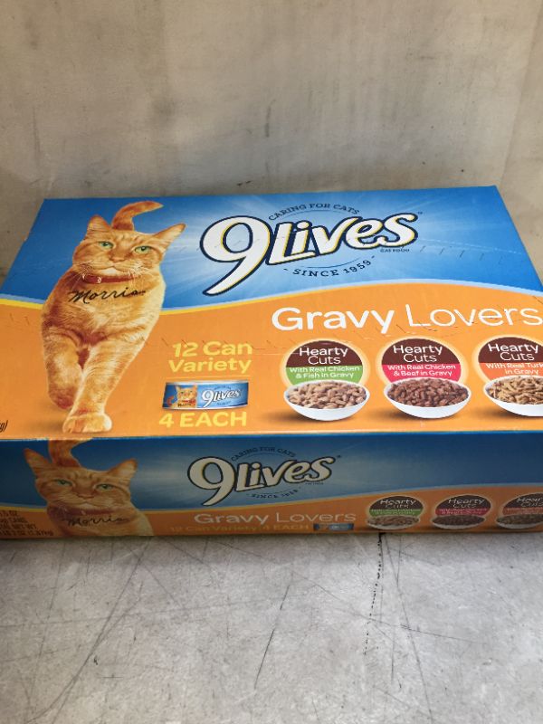 Photo 3 of 9Lives Variety Pack Favorites Wet Cat Food, 5.5 Ounce Cans ( EXP 03/05/2022)