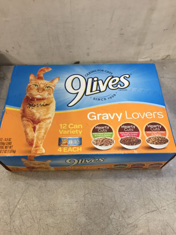 Photo 2 of 9Lives Variety Pack Favorites Wet Cat Food, 5.5 Ounce Cans --- exp 03/05/2022
