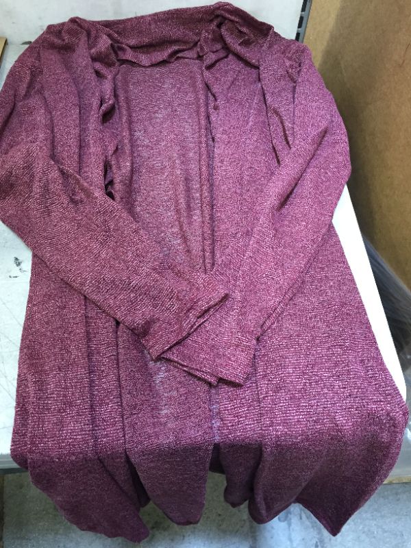 Photo 1 of LCW254007 OPEN FRONT LONG SWEATER OUTERWEAR COVER SIZE LARGE 