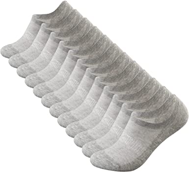 Photo 1 of ONKE UNIXSEX 6 PAIRS WOMENS SOCKS LIGHT GRAY SIZE LARGE 