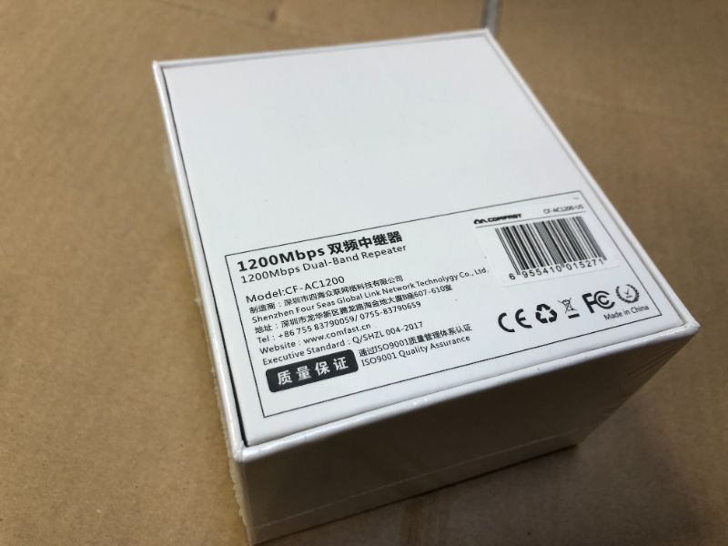 Photo 5 of (Bran New Factory Sealed) Comfast CF-AC1200 1200Mbps Long Range Dual Band 2.4+5Ghz Wireless Wifi Repeater
