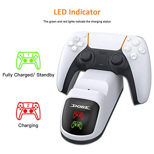 Photo 1 of BEJOY Newest PS5 Charging Station, Dual PS5 Controller Charger with LED Indicator