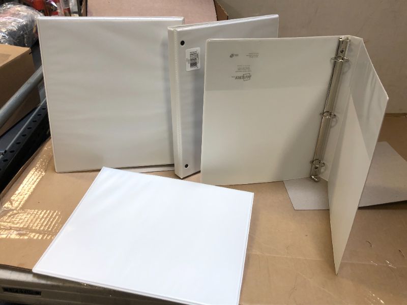 Photo 2 of Avery® Durable View 3 Ring Binders - 1/2" Binder Capacity - Letter - 8 1/2" x 11" Sheet Size - 135 Sheet Capacity - 3 x Slant Ring Fastener(s) - 2 Pocket(s) - Pocket, Durable, Tear Resistant, Flexible, Split Resistant, Sturdy - 4 / Carton
