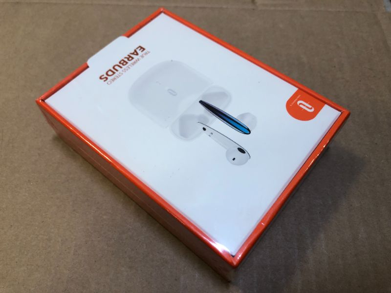 Photo 3 of (Brand New Factory Sealed)Wireless Earbuds TaoTronics SoundLiberty 80, Bluetooth 5.0 Earbuds with AI Noise Canceling Mic, Support aptX Stereo Audio, Voice and Touch Control, in-Ear Detection, with USB-C Charging Case
