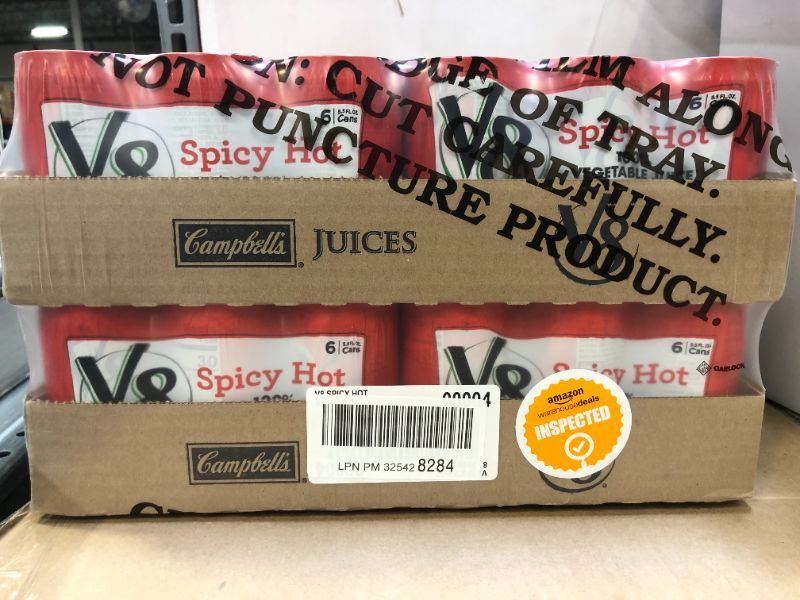 Photo 2 of  V8 Spicy Hot Vegetable Juice 5.5oz  48 Count
Exp---SEP-2021