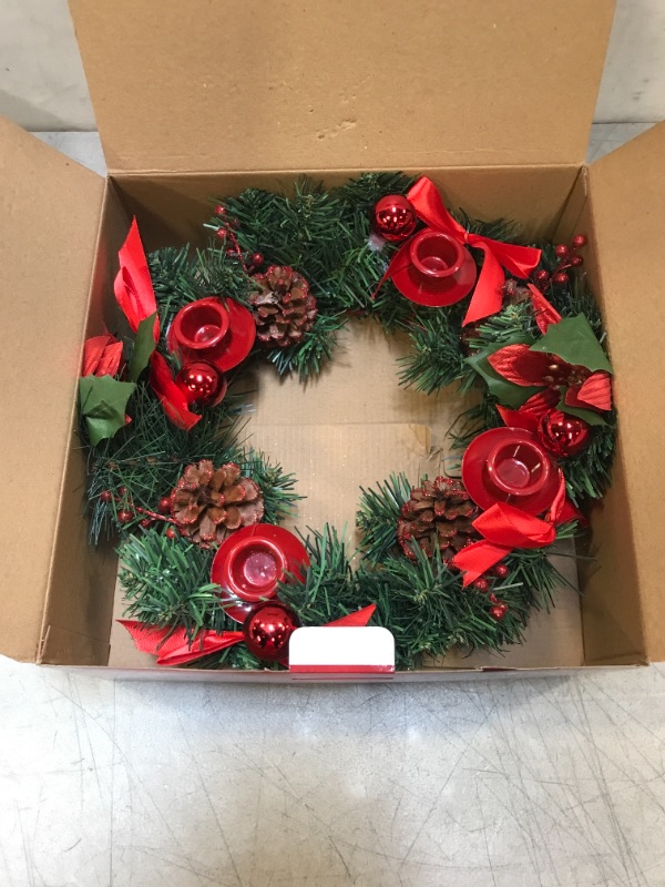 Photo 1 of ARTIFICIAL XMAS WREATH 