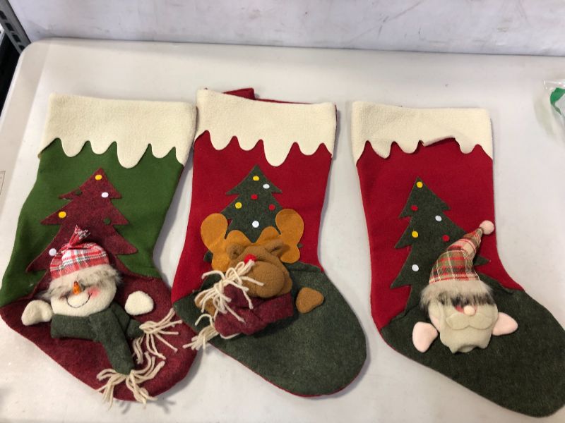 Photo 1 of 3 piece Christmas stocking