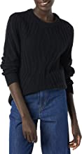Photo 1 of Amazon Essentials Women's 100% Cotton Crewneck Cable Sweater
LARGE 