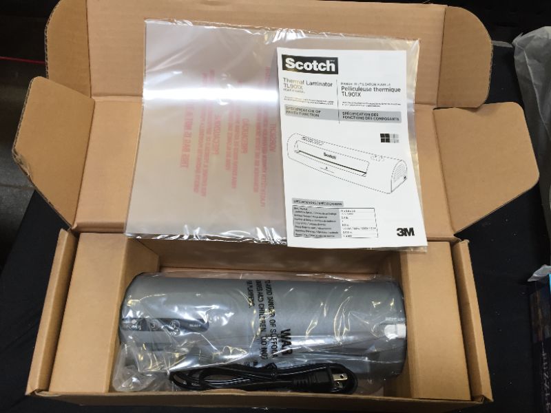 Photo 2 of Scotch Thermal Laminator, 2 Roller System for a Professional Finish, Use for Home, Office or School, Suitable for use with Photos (TL901X)
