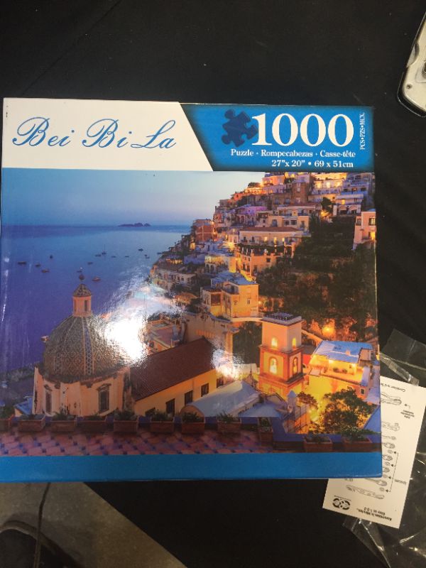Photo 1 of Jigsaw Puzzle 1000 Piece for Kids Adult Large Puzzle Game Toys Gift Creativity Decompression Decorative Puzzle DIY Cool and Challenge Art Picture -Amalfi Coast
