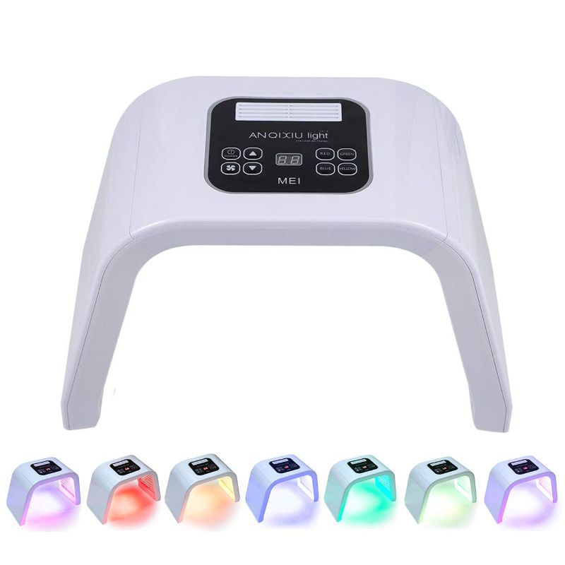 Photo 1 of LED Face Mask, 7 Color PDT LED Photon Lamp Facial Body Therapy Touch Screen Face Whitening Skin Care Rejuvenation Beauty Equipment
