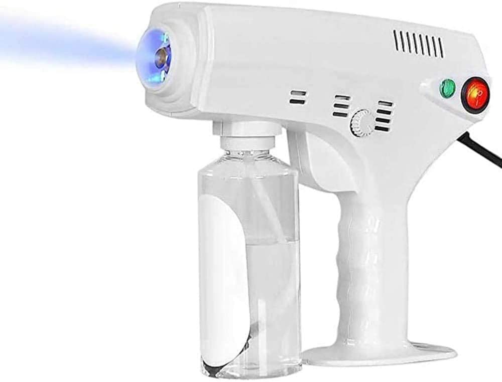 Photo 1 of Disinfection Sprayer Portable Blu-Ray Nano Steam Gun Sanitizer Spray Machine Hair Care Spa Humidifie Aerosol Water Mist Trigger for Office Home Clothes Hospital School