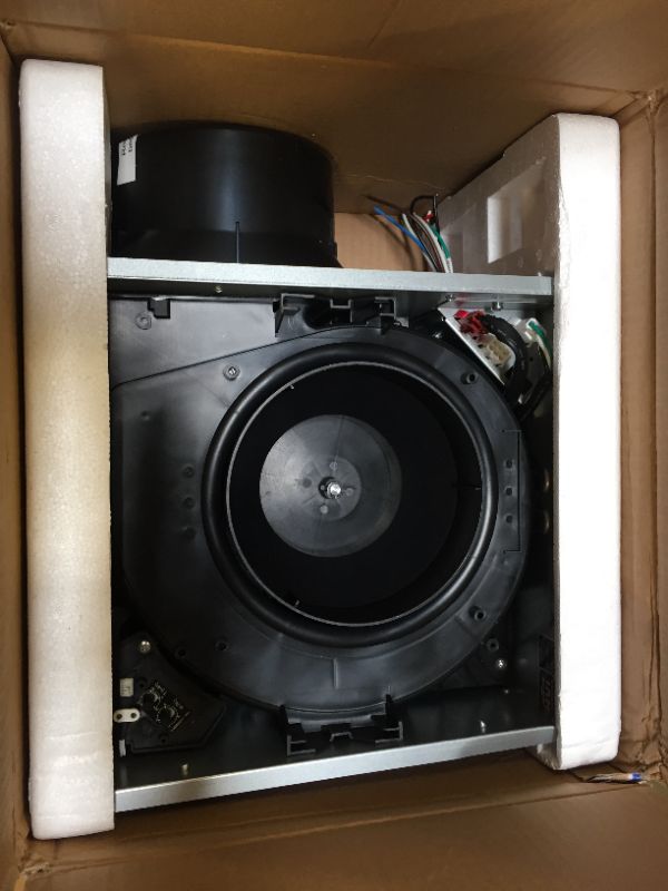 Photo 2 of AirZone Fans SE110H Premium Efficiency Fan with Ultra Quiet AC Fan Motor and Humidity Sensor, 110 CFM
