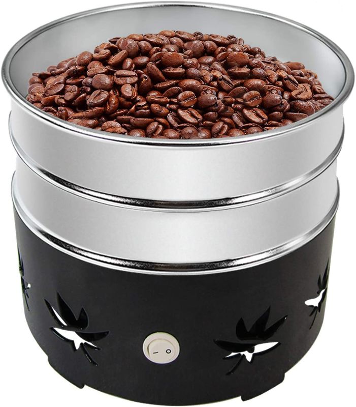 Photo 1 of 1.1lb Coffee Bean Cooler Electric Coffee Roasting Cooling Machine No scattered Chaff for Home Coffee Use (110V, black)