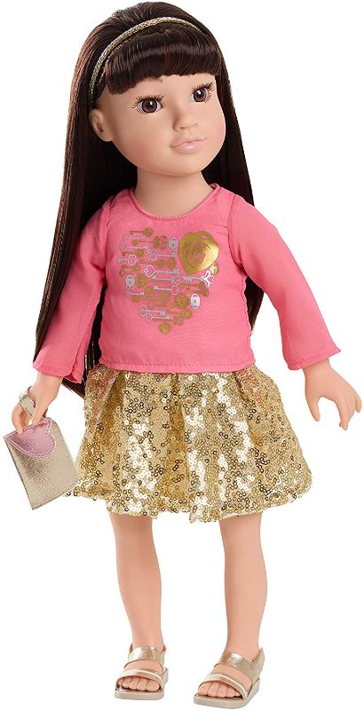 Photo 1 of Journey Girls 18-Inch Callie Hand Painted Doll with Brown Hair and Brown Eyes, Amazon Exclusive, by Just Play
