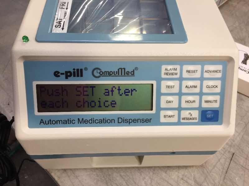 Photo 3 of e-Pill CompuMed - Tamper Resistant Automatic Pill Dispenser - AC Powered
