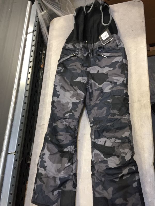 Photo 1 of Arctic Quest Polar Fleece Water Resistant Insulated Unisex Boys and Girls Unisex Ski & Snow Bib Pants Overalls S
