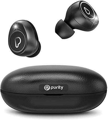 Photo 1 of Purity True Wireless Earbuds with Immersive Sound, Bluetooth 5.0 Earphones in-Ear with Charging Case Easy-Pairing Stereo Calls/Built-in Microphones/IPX5 Sweatproof/Pumping Bass for Sports,Workout,Gym
