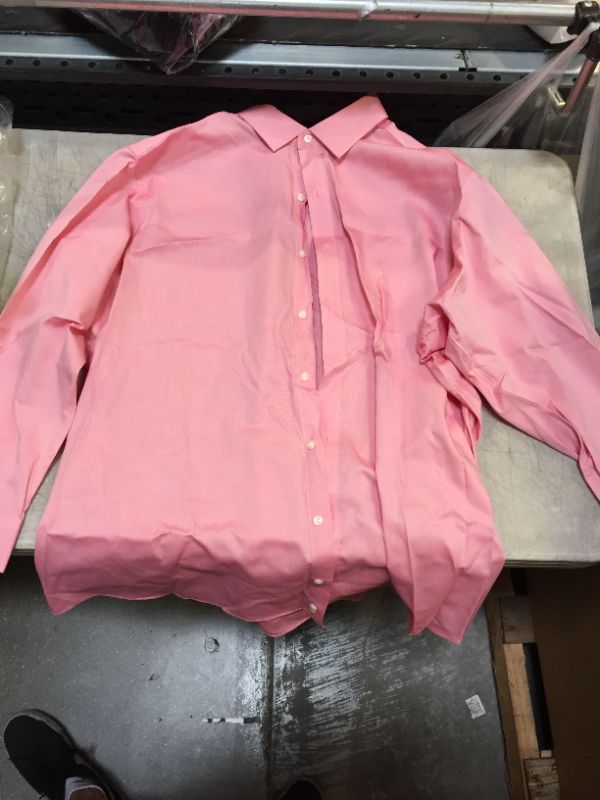 Photo 1 of Pink Button Up Shirt Size 19/34