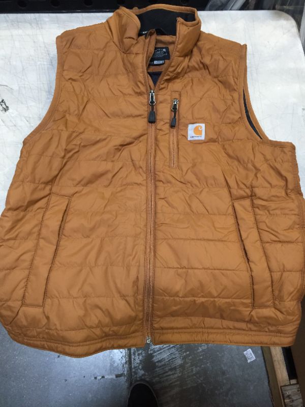 Photo 1 of Carhartt Men's Sherpa Lined Mock-Neck Vest (Big & Tall) M 
