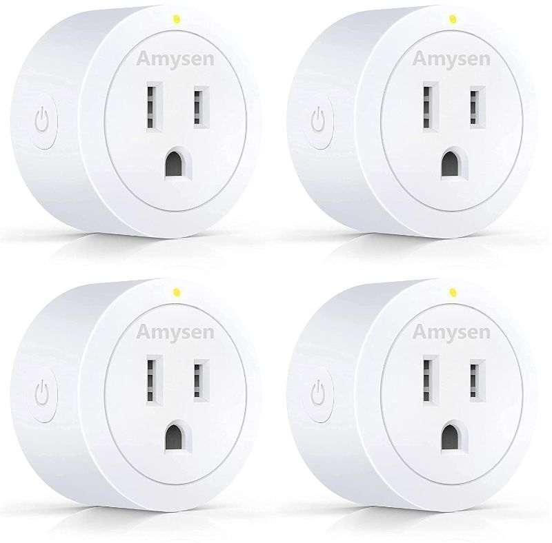 Photo 1 of Smart Plug Amysen - A Certified & Alexa, Echo & Google Home – Only WiFi 2.4G (4- Pack)
