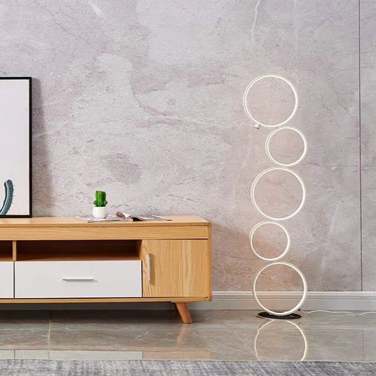 Photo 1 of Stacked Rings LED Floor Lamp
