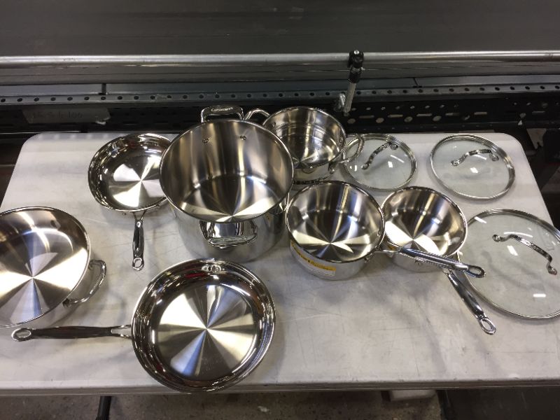 Photo 2 of Cuisinart Chef's Classic Stainless Steel 11-Piece Cookware Set
