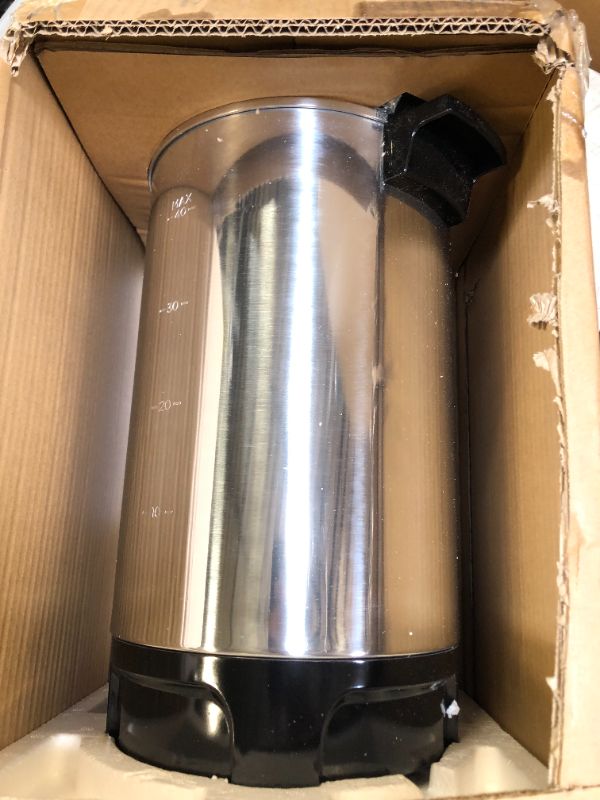 Photo 2 of AmazonCommercial Coffee Urn - Aluminum, 40 Cups/6 Liters
