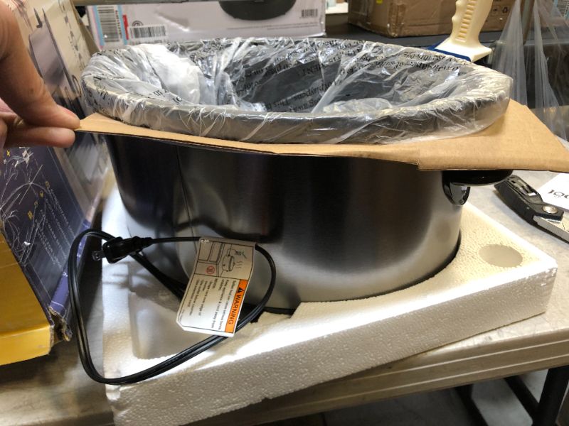 Photo 3 of Crock-Pot Digital Slow Cooker - 8 qt - Black Stainless