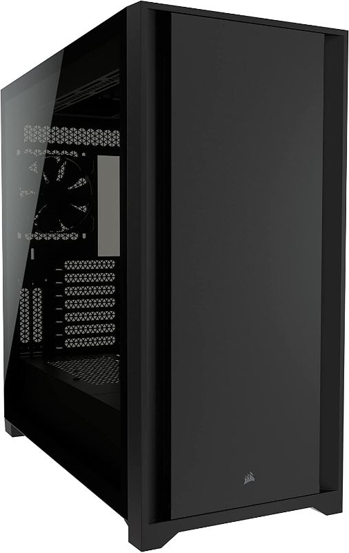 Photo 1 of Corsair Value Select CC-9011208-WW Tempered Glass ATX PC Case, Black
missing panel screws and back panel dented