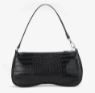 Photo 1 of Eva Shoulder Bag - Black Croc
