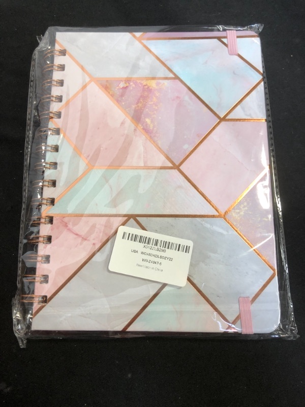 Photo 2 of 2022 Planner - 2022 Weekly & Monthly Planner January - December with Flexible Hardcover, 8.4" x 6.1", Strong Twin- Wire Binding, 12 Monthly Tabs, Inner Pocket, Round Corner, Elastic Closure
