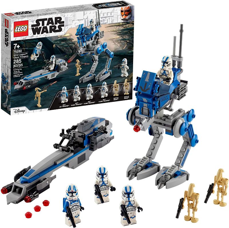 Photo 1 of LEGO Star Wars 501st Legion Clone Troopers 75280 Building Kit, Cool Action Set for Creative Play and Awesome Building; Great Gift or Special Surprise for Kids (285 Pieces)
