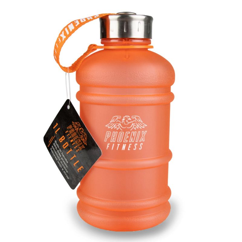 Photo 1 of 1L DRINKS HYDRATION WATER BOTTLE - ORANGE
