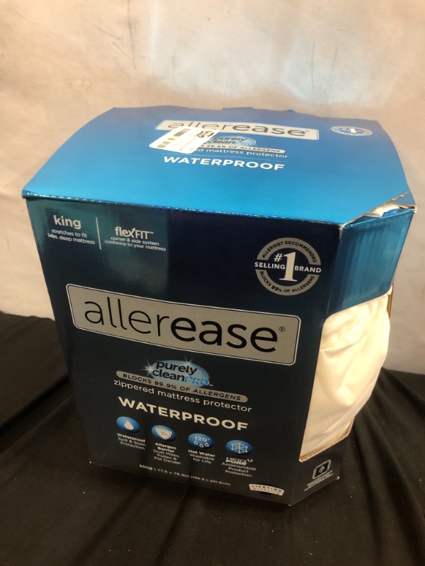 Photo 1 of Allergy Protection Waterproof Mattress Protector - AllerEase - SIZE KING 
