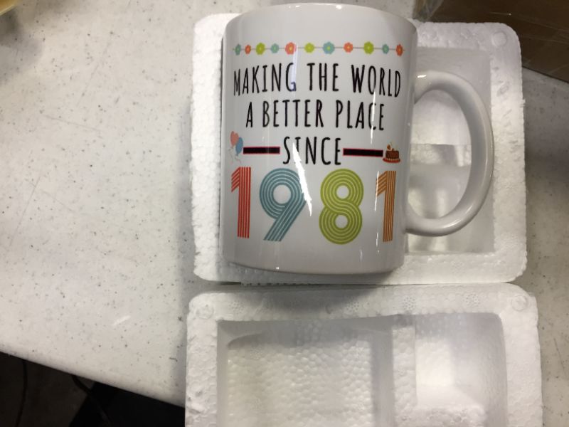 Photo 2 of  Birthday Gifts for Women,   Gift Coffee Mug 1981 