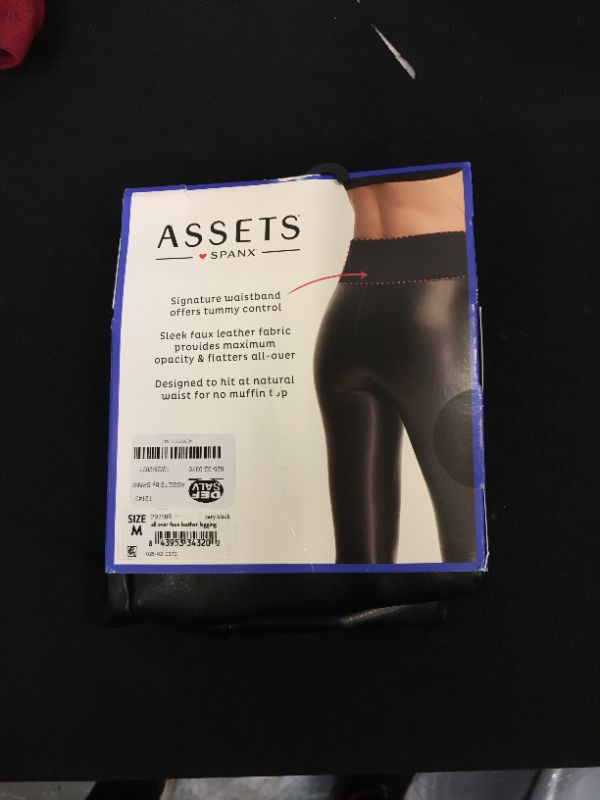 Photo 2 of ASSETS by SPANX Women's Seamless Leggings - Black MEDIUM