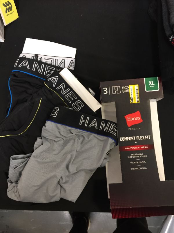 Photo 2 of Hanes Men's Comfort Flex Fit Boxer Briefs 3pk SIZE XL