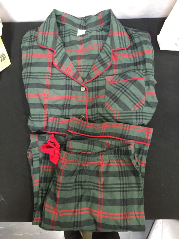 Photo 1 of GREEN/ RED CHRISTMAS PAJAMAS SIZE XL 