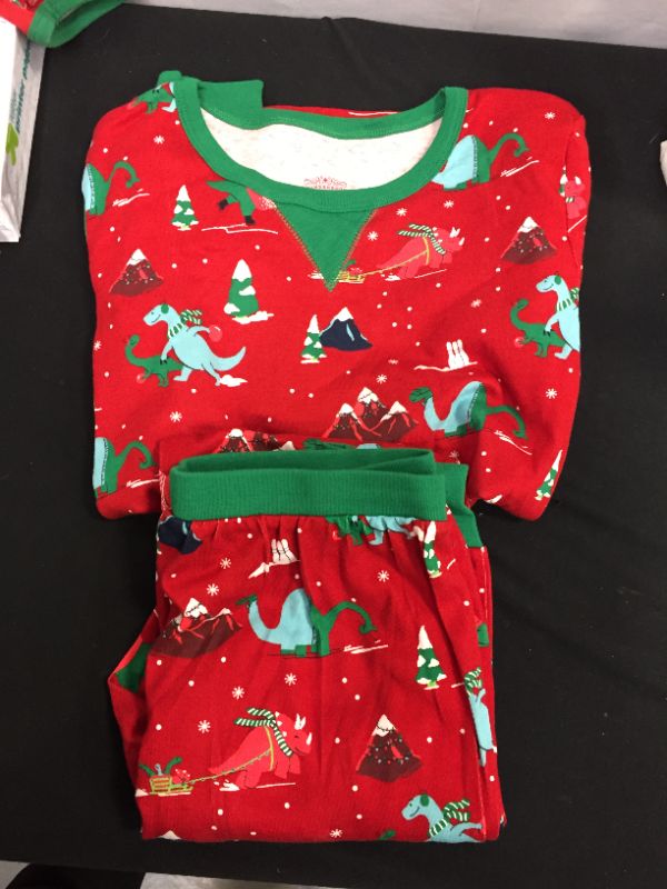 Photo 2 of WOMENS Holiday Dino Print Pajama Set - Wondershop™ Red SIZE SMALL 