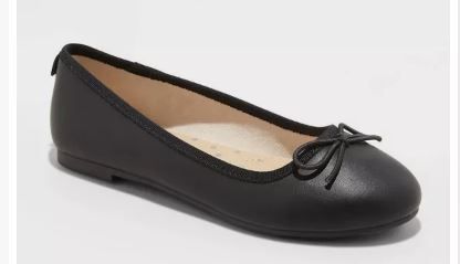 Photo 1 of Girls' Stacy Slip-On Ballet Flats - Cat & Jack™ SIZE 2 