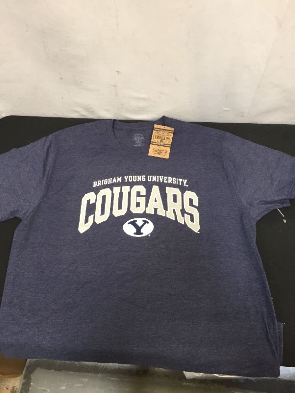 Photo 1 of BRIGHAM YOUNG UNIVERSITY - COUGAR T-SHIRT XL NAVY