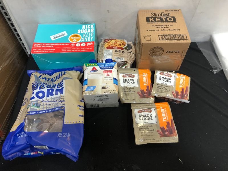 Photo 1 of ASSORTED FOOD BAG, OLDEST FOOD ITEM EXPIRED 7/30/2021